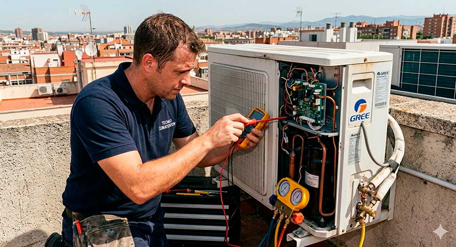 Técnico aire acondicionado Gree en Madrid Técnico aire acondicionado Gree en Madrid